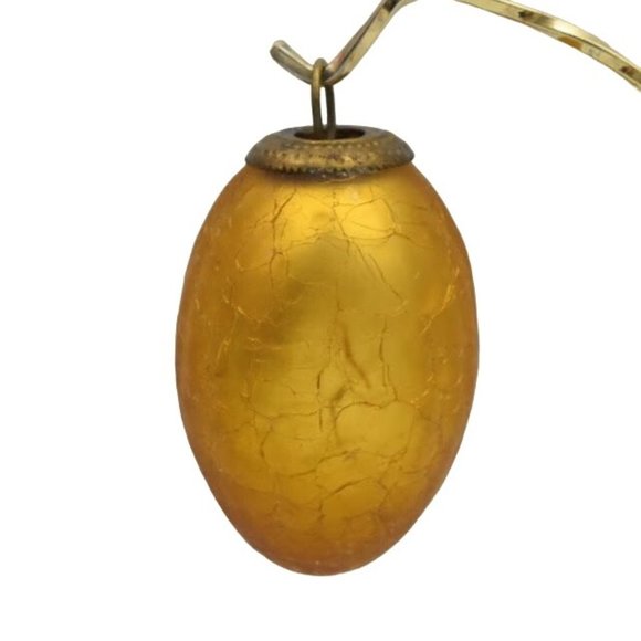 Vintage Kugel Glass Christmas Ornaments Set of 9 Heart Stars Balls Oval Drop - Picture 2 of 9